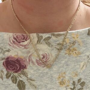 Elegant Gold Beaded Necklace